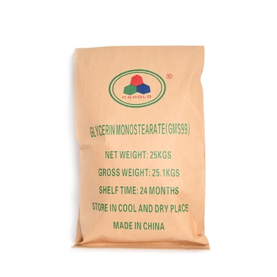 GMS Emulsifier Stabilizer Distilled Monoglyceride Kosher / Halal / FSSC22000 گواهینامه